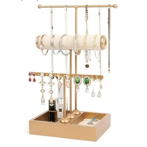 New! Jewelry holder organizer stand 3 tier rack display